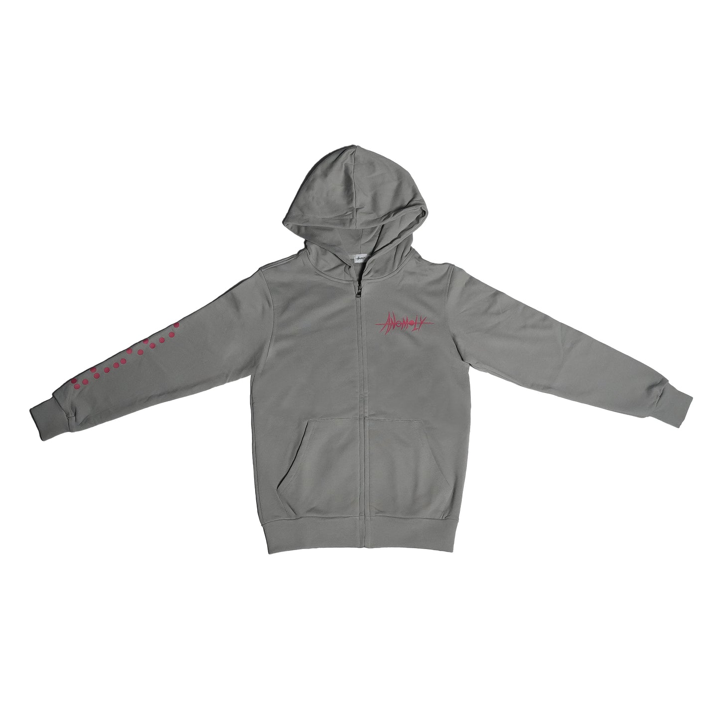 Anomxly Preliminary Zip Hoodie – Smoke grey