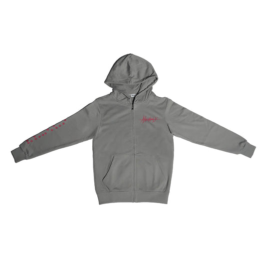 Anomxly Preliminary Zip Hoodie – Smoke grey